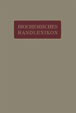Biochemisches Handlexikon - Altenburg, H.;Bang, I.;Bartelt, K.