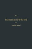 Die Akkumulatoren für Elektricität