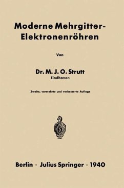 Moderne Mehrgitter-Elektronenröhren - Strutt, NA