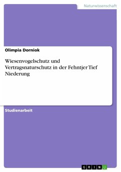 Wiesenvogelschutz und Vertragsnaturschutz in der Fehntjer Tief Niederung (eBook, ePUB)