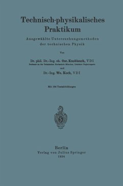 Technisch-physikalisches Praktikum - Knoblauch, O.;Koch, W