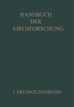 Handbuch der Virusforschung - Doerr, R.;Kunkel, L. O.