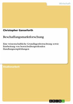 Beschaffungsmarktforschung (eBook, PDF)