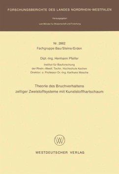 Theorie des Bruchverhaltens zelliger Zweistoffsysteme mit Kunststoffhartschaum - Pfeifer, Hermann