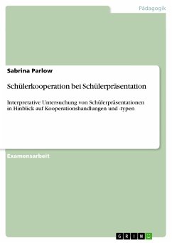 Schülerkooperation bei Schülerpräsentation (eBook, PDF)