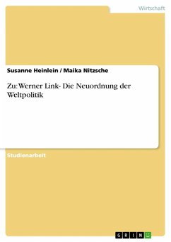 Cover Zu: Werner Link- Die Neuordnung der Weltpolitik (eBook, ePUB)