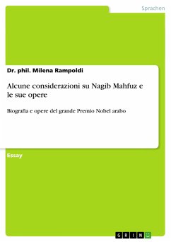 Alcune considerazioni su Nagib Mahfuz e le sue opere - Rampoldi, Milena