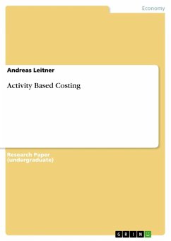 Activity Based Costing (eBook, ePUB)
