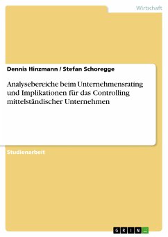 Analysebereiche beim Unternehmensrating und Implikationen für das Controlling mittelständischer Unternehmen (eBook, PDF)
