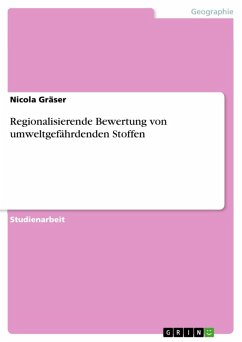 Cover Regionalisierende Bewertung von umweltgefährdenden Stoffen (eBook, ePUB)