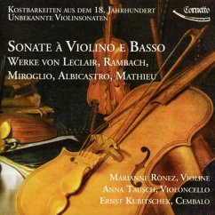 Sonate A Violino E Basso - Ronez/Tausch/Kubitschek