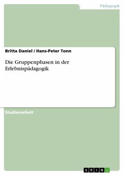 Die Gruppenphasen in der Erlebnispädagogik (eBook, PDF) - Daniel, Britta; Tonn, Hans-Peter