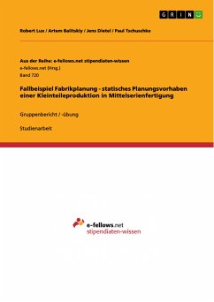 Fallbeispiel Fabrikplanung - statisches Planungsvorhaben einer Kleinteileproduktion in Mittelserienfertigung (eBook, PDF) - Lux, Robert; Balitskiy, Artem; Dietel, Jens; Tschuschke, Paul