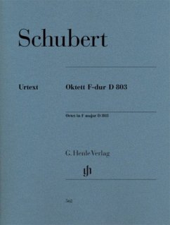 Oktett F-dur D 803, Stimmen - Franz Schubert - Oktett F-dur D 803 für Klarinette (B/C), Fagott, Horn (F/C), 2 Violinen, Viola, Violoncello und Kontrab