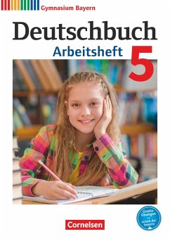 Deutschbuch Gymnasium 5. Jahrgangsstufe. Arbeitsheft mit Lösungen. Bayern