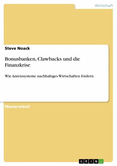 Bonusbanken, Clawbacks und die Finanzkrise (eBook, PDF)