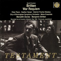 War Requiem (Aufnahme Der Uraufführung 1962) - Britten/Cbso/Fischer-Dieskau/Pears/Harper/+