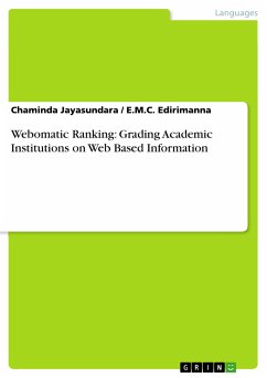 Webomatic Ranking: Grading Academic Institutions on Web Based Information (eBook, PDF)