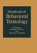 Handbook of Behavioral Teratology - Bild 1