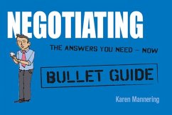 Negotiating: Bullet Guides (eBook, ePUB) - Mannering, Karen