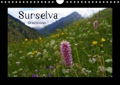 Surselva - Graubünden (Wandkalender immerwährend DIN A4 quer)