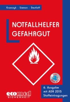 Notfallhelfer Gefahrgut, m. 1 Buch, m. 1 Online-Zugang - Krawczyk, Bernd;Siemon, Olaf;Deutloff, Guido