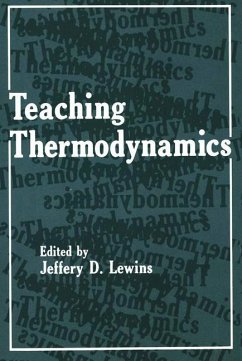 Teaching Thermodynamics - Lewins, Jeffrey D.