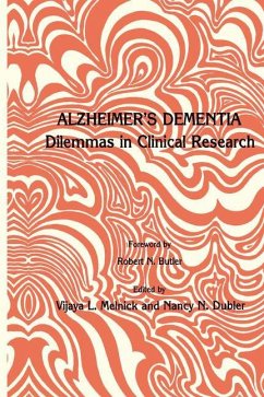 Alzheimer¿s Dementia - Melnick, Vijaya L.;Dubler, Nancy N.