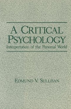 A Critical Psychology - Sullivan, Edmund V.