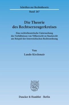 Cover Die Theorie des Rechtserzeugerkreises.