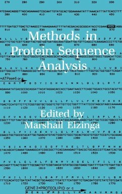 Methods in Protein Sequence Analysis - Elzinga, Marshall