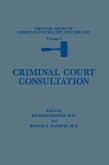 Criminal Court Consultation Criminal Court Consultation