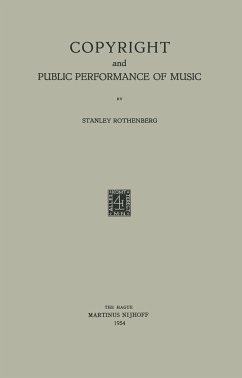 Copyright and Public Performance of Music - Rothenberg, Stanley