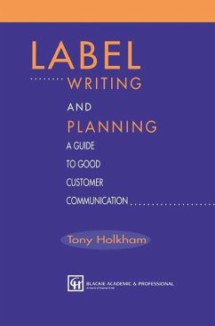 Label Writing and Planning - Holkham, Tony