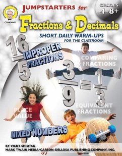 Cover Jumpstarters for Fractions & Decimals, Grades 4 - 8 (eBook, PDF)
