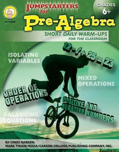 Cover Jumpstarters for Pre-Algebra, Grades 6 - 8 (eBook, PDF)