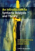 An Introduction to Syntactic Analysis and Theory (eBook, PDF)