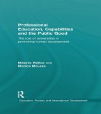 Professional Education, Capabilities and the Public Good (eBook, PDF)
