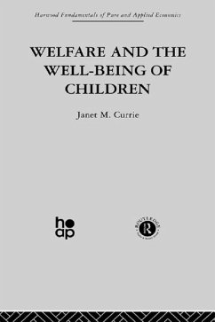 Cover Welfare and the Well-Being of Children (eBook, ePUB)