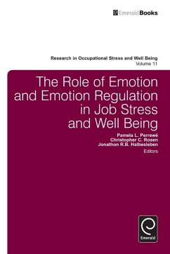 Cover Role of Emotion and Emotion Regulation in Job Stress and Well Being (eBook, ePUB)
