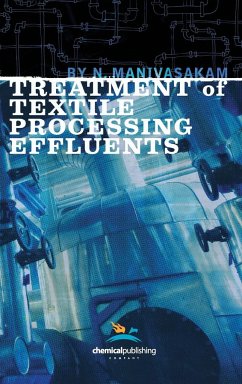 Treatment of Textile Processing Effluents - Manivasakam, Natarajan