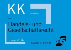 Handels- und Gesellschaftsrecht / Alpmann-Cards, Karteikarten (KK)