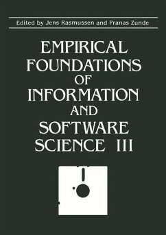 Empirical Foundations of Information and Software Science III