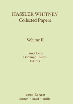 Hassler Whitney Collected Papers - Eelles, James;Toledo, Domingo