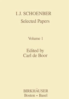 I.J. Schoenberg Selected Papers - De Boor, Carl