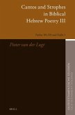 Cantos and Strophes in Biblical Hebrew Poetry III: Psalms 90-150 and Psalm 1