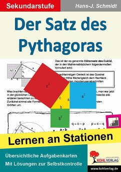 Der Satz des Pythagoras - Schmidt, Hans-J.