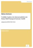 Usability Analyse des Internetauftritts der Firma MAFI Transport-Systeme GmbH (eBook, PDF)