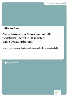 Neue Formen der Steuerung und die berufliche Identität im sozialen Dienstleistungsbereich (eBook, PDF) - Kaukers, Hilke