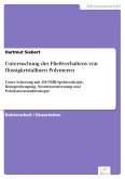 Untersuchung des Fließverhaltens von flüssigkristallinen Polymeren (eBook, PDF)